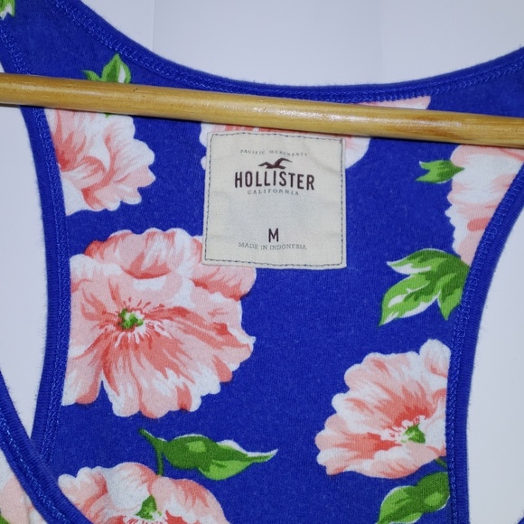 Hollister Flower Tank Top-M - Picture 3 of 4